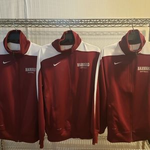 3 harvard universitysoftball team warm up jackets